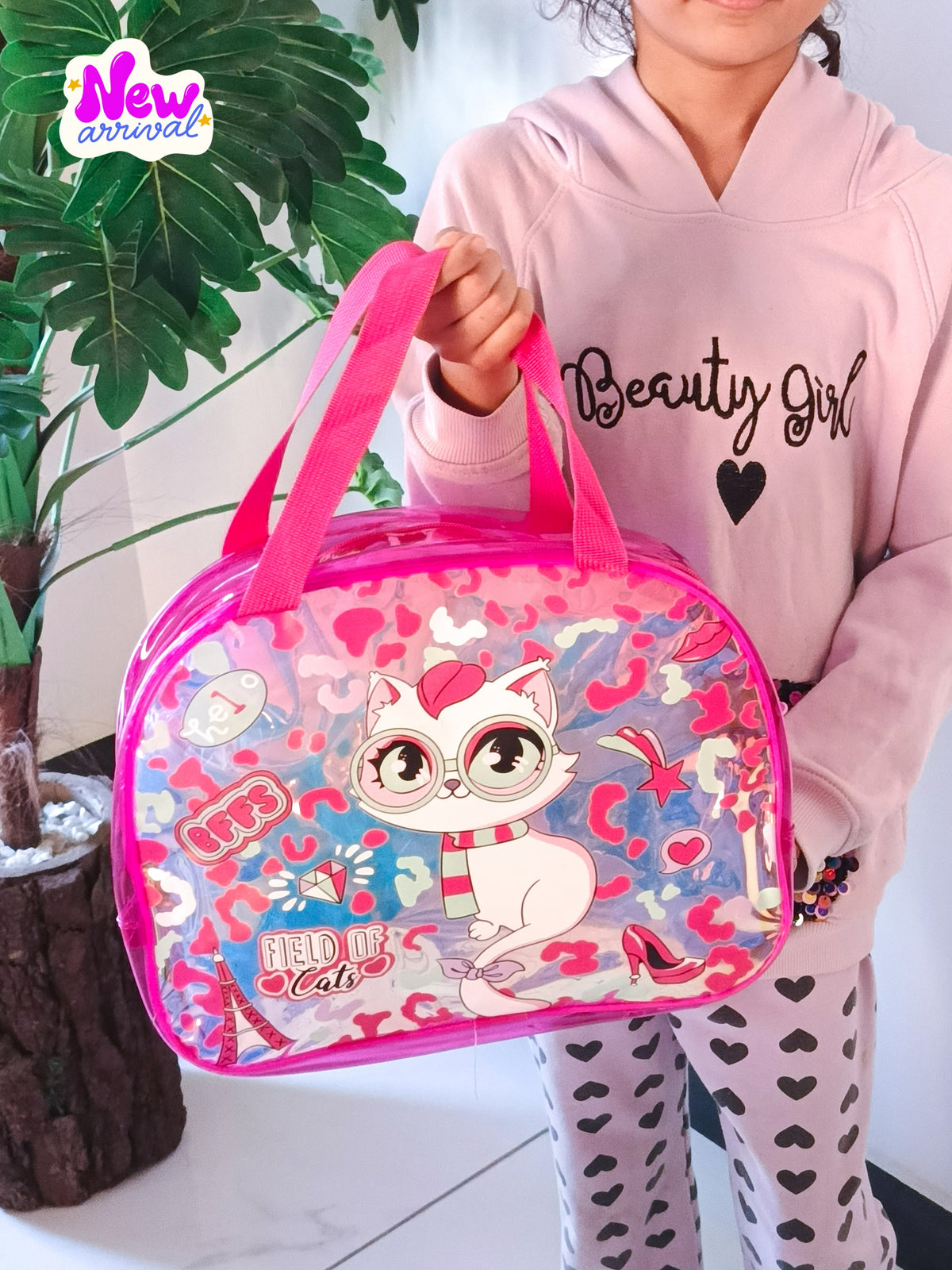 New Large Holographic Traveling Bags For Kids ( Size 13 × 10 Inch )