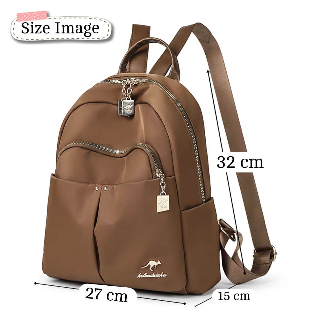Premium Women’s Parachute Backpack – Multi-Pocket Casual Backpack ( 32 × 27 cm )