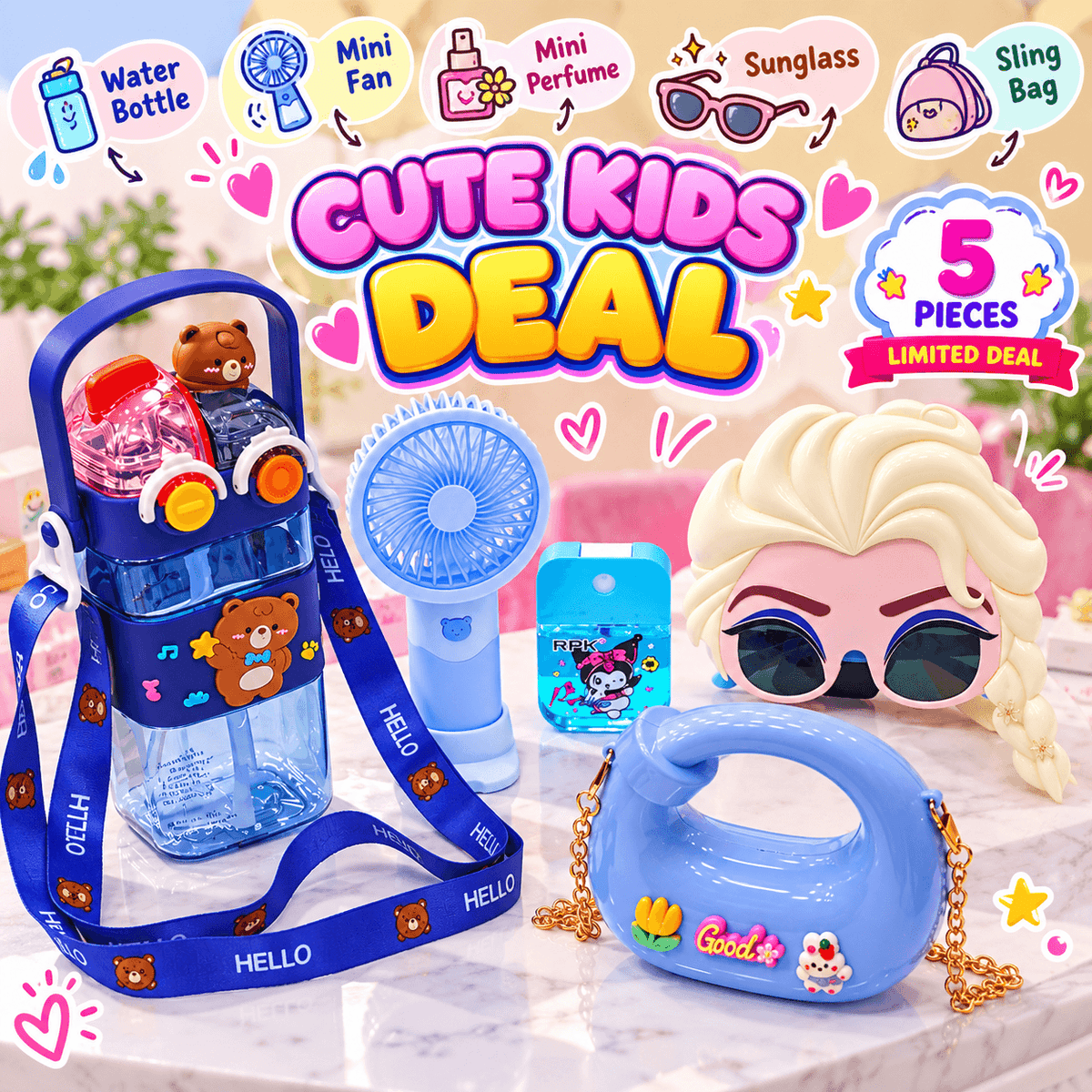Cutest Pack Of 5 Deal Box For Girls