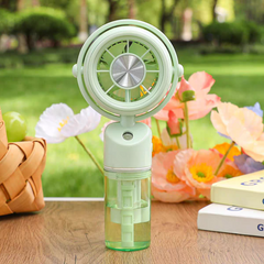 Aqua Breeze™ Rechargeable Mini Mist Cooling Fans | 3 Speed Modes | Type C Charging