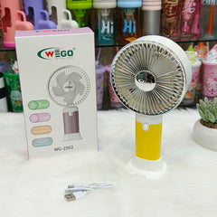 Premium 3 Speed Large Turbo Rechargeable Fans • 1200 mah Battery • Type C