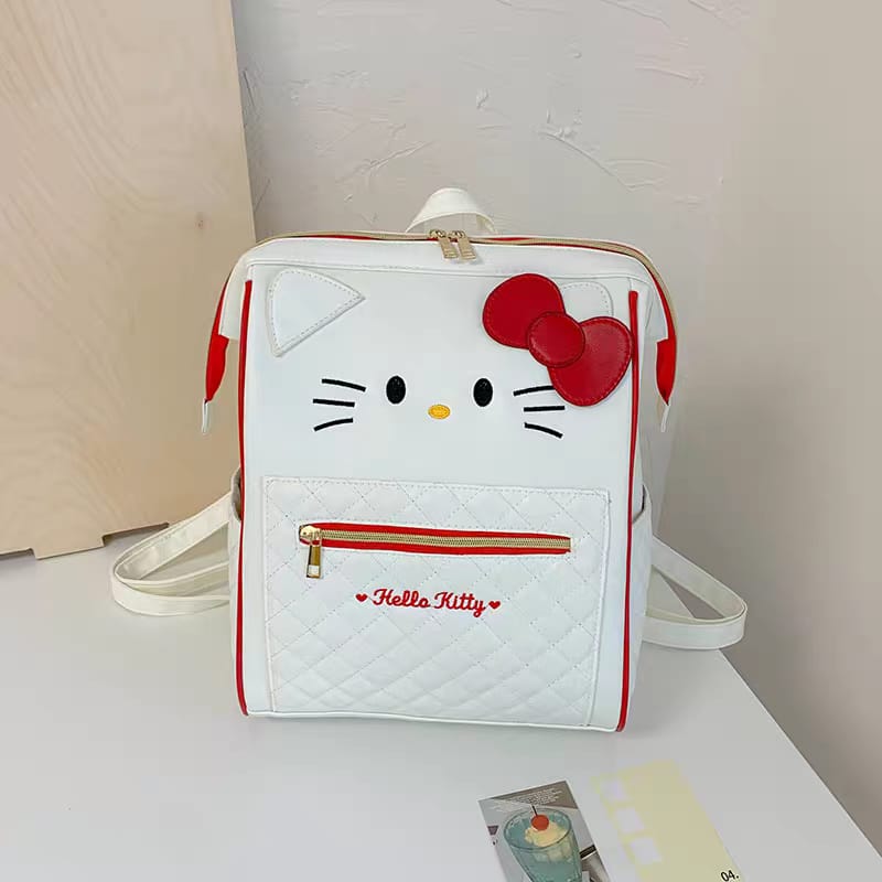 New Sanrio Leather Backpacks For Kids ( Size 15 × 10 Inch )