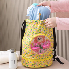 Kids Waterproof Parachute Swimming & Picnic Backpack with Slipper Pocket