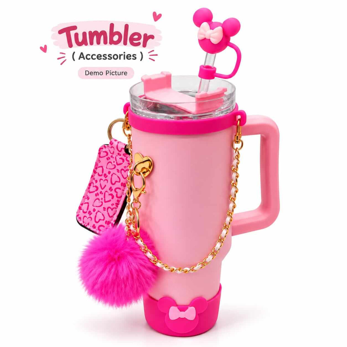 Tumbler Accessories Set – Pack of 7 | Cute Charms & Accessories