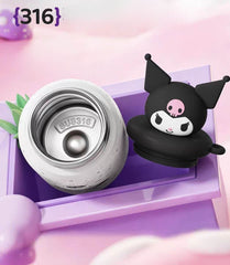 Kuromi™ Premium SUS 316 Stainless Steel Vacuum Bottle - 440ml - Hot / Cold ⭐