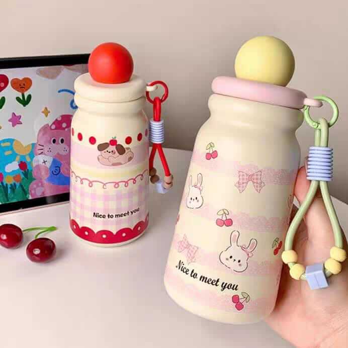 Cute Stainless Steel Kids Flask Bottles – SUS 316 – 500 ml - Hot & Cold !
