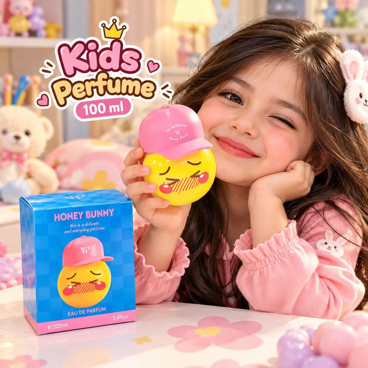 Smile Face Kids Perfume – 100 ml | Sweet Fragrance