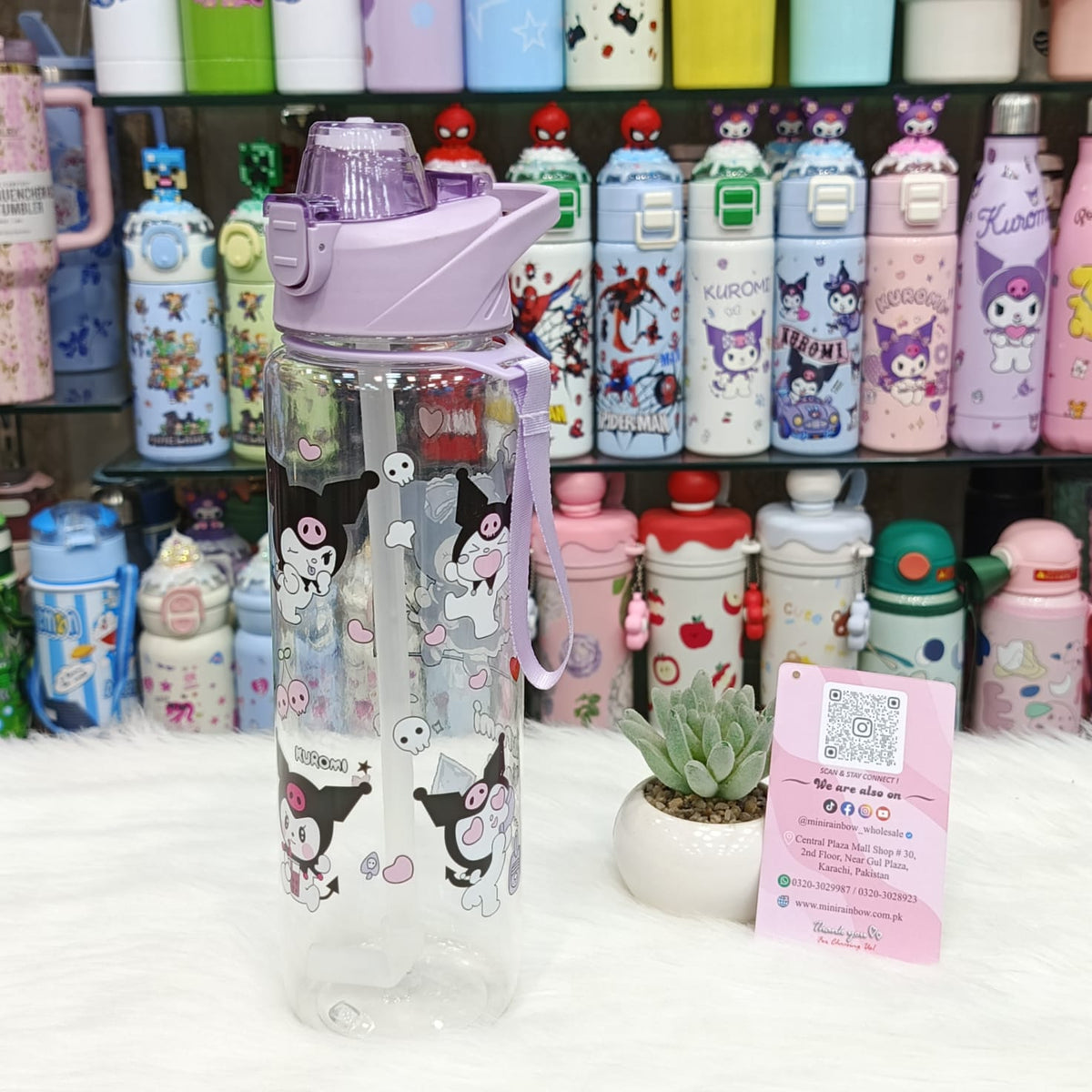 Sanrio BPA-Free Kids Water Bottle – 1000ml | Large Capacity Straw Bottle