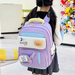 Premium Kids School Backpack with Cute Mini Pouch – 17 Inches | Suitable : Nursery to Class 3