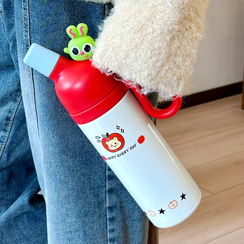 😻 TinyJoy™ Cute Stainless Steel Children's Tumblers Flask - 800 ml - Hot / Cold 🔥❄