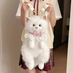 Luxury Large Size Cat Bagpacks with Meow Sound 💗