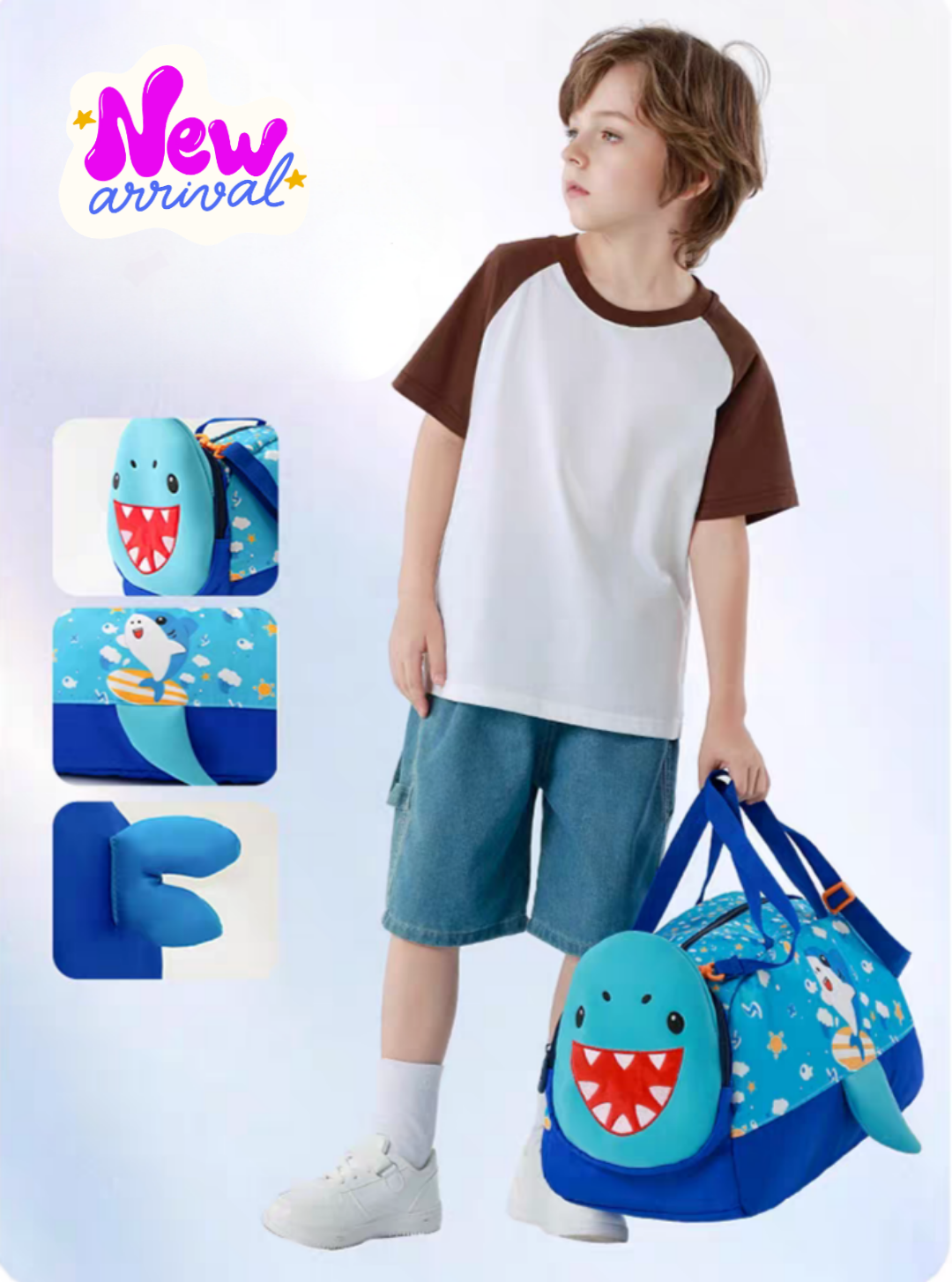 Vest® Inspired Parachute Large Size Traveling Duffle Bags For Kids ( Size 15 × 10 Inches