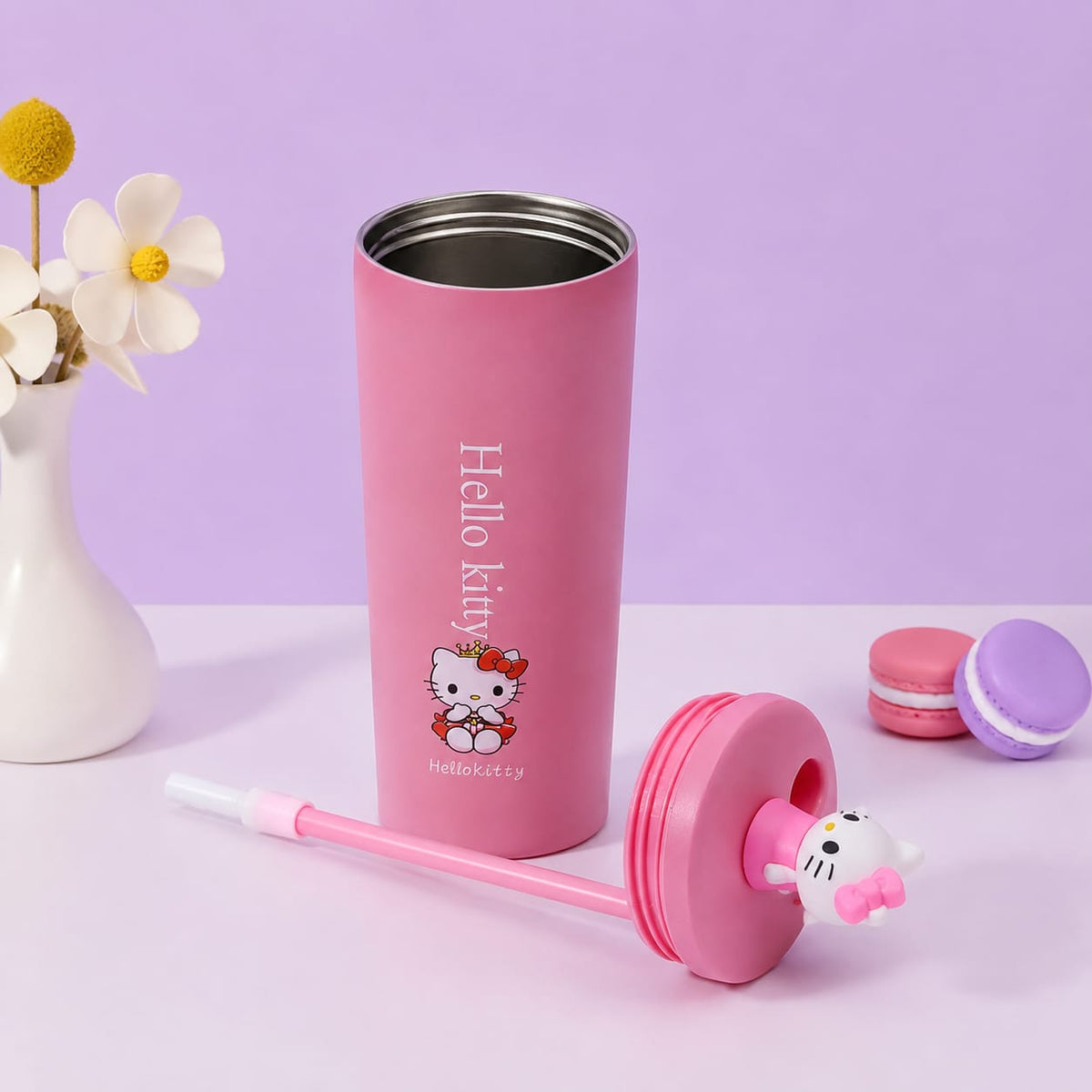 🩷 Sanrio Stainless Steel Kids Flasks – 700ml | Hot & Cold 🔥❄