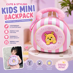 Kids Telephone Shape Hard Shell Mini Backpack – Cute Cartoon Fiber Carry Bag