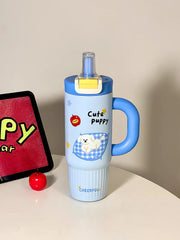 Sipora™ 800ml Stainless Steel Large Tumbler | SUS 316 | Hot & Cold Insulated | 2-Way Drinking