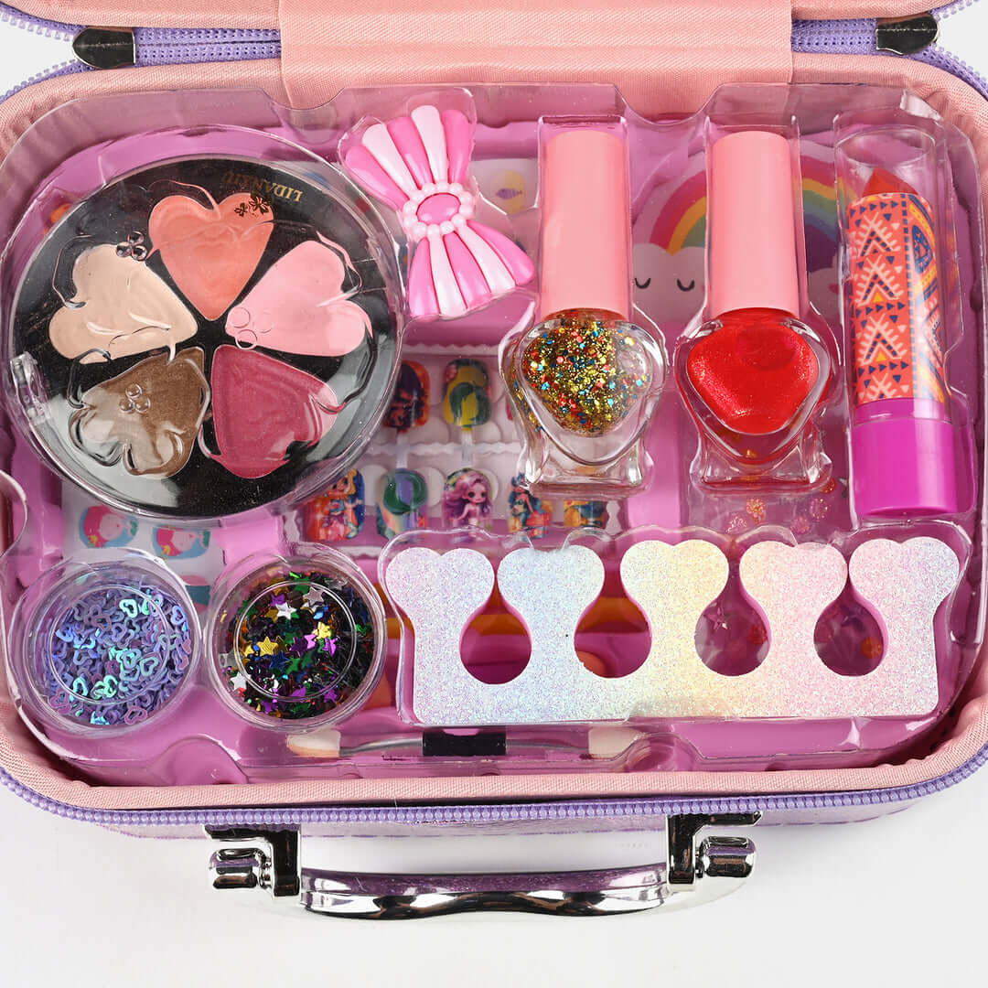 Mermaid Small Briefcase Makeup Kits For Girls