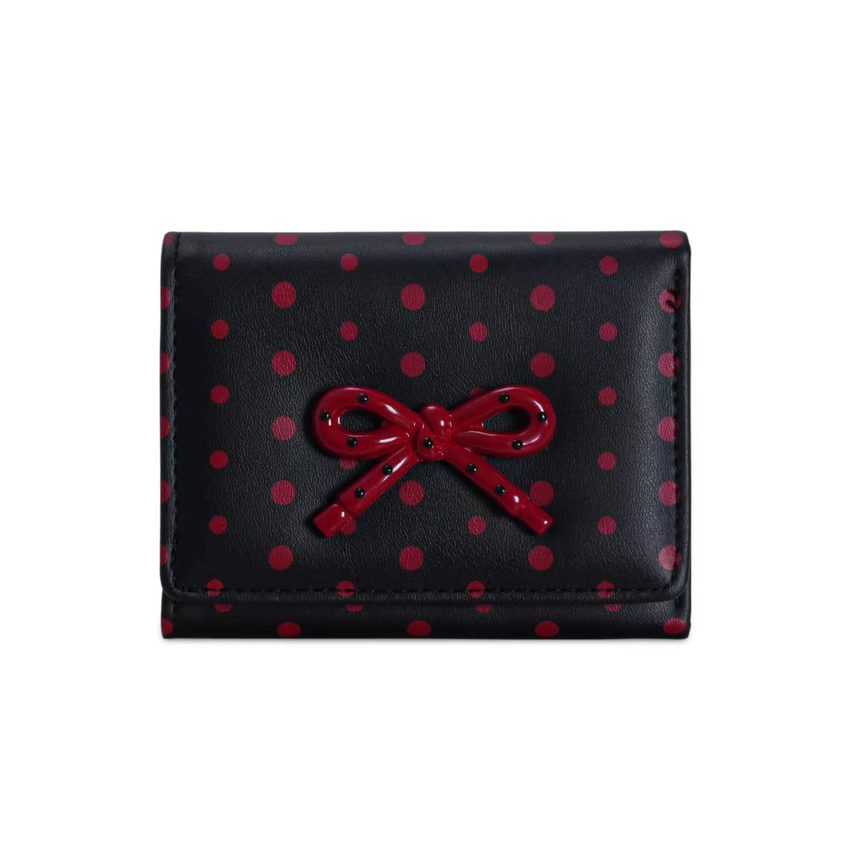 New Bow Cute Mini Card Holder Girls Wallets ( Size 4.5 × 3.5 Inch )