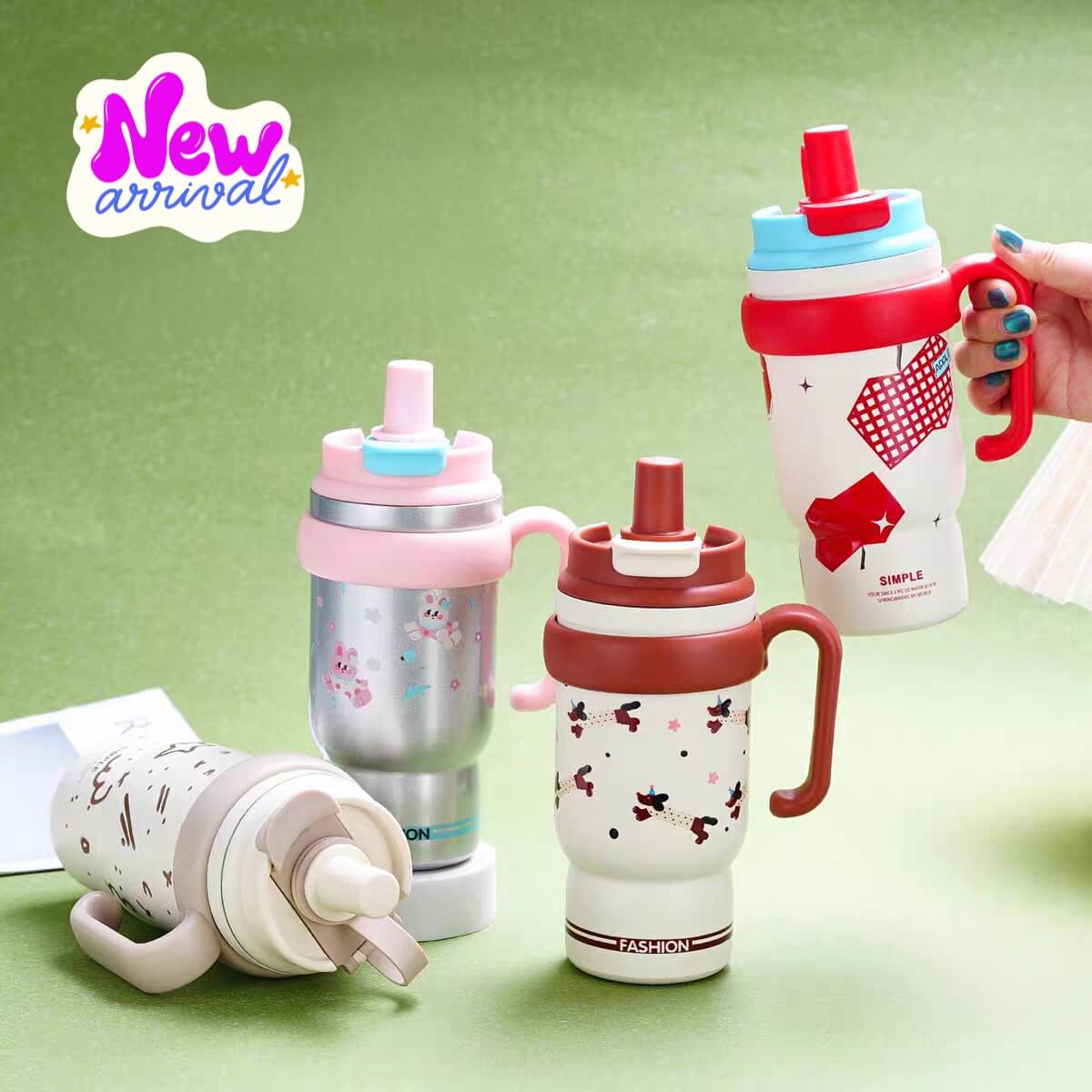 New Dual Drinking Stainless Steel Tumblers | Sus 316 | 800 ml | Hot & Cold