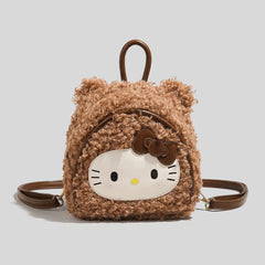 Hello Kitty Plush Cute Mini Size Girls Backpacks