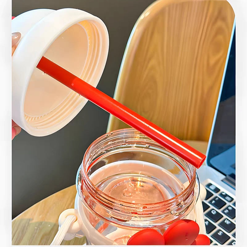 Beautifull Sipper Water Bottle – BPA Free Unbreakable Kids Drink Bottle - 800 ml