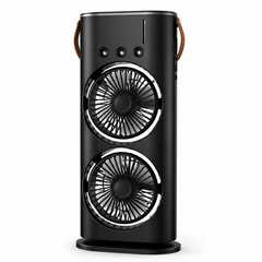 Arctic Breeze Dual Fan Air Cooler & Humidifier Mist Stand Fans ( Size 13 Inch )