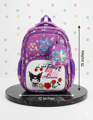 Parachute Multi Pockets Pre-School Backpacks | Size 15 × 12 Inch