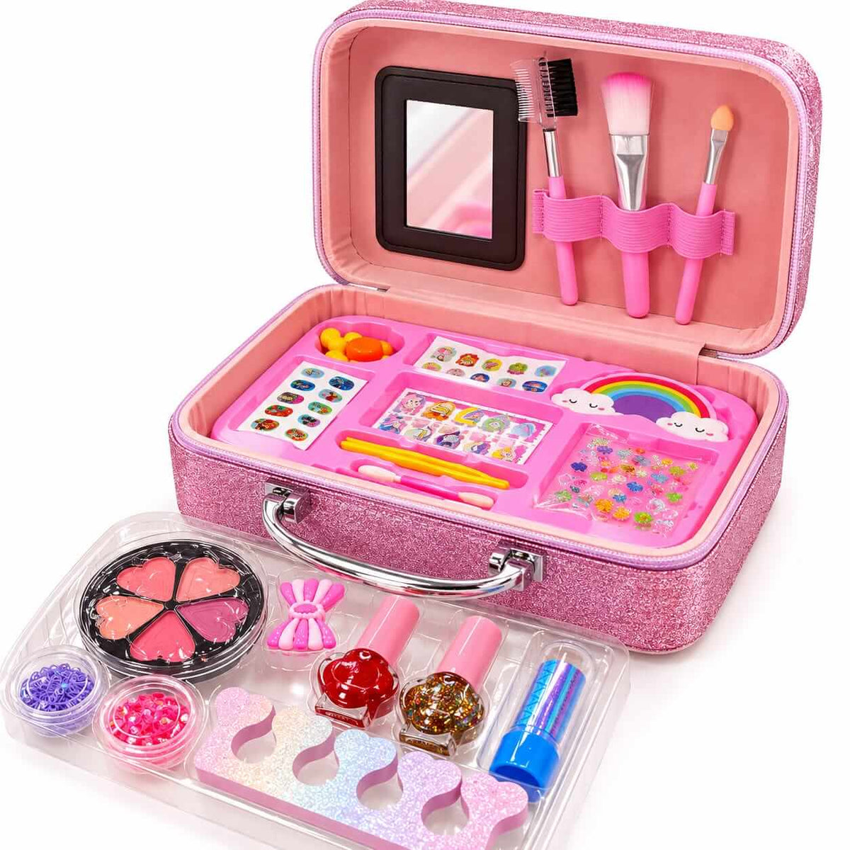 Mermaid Small Briefcase Makeup Kits For Girls