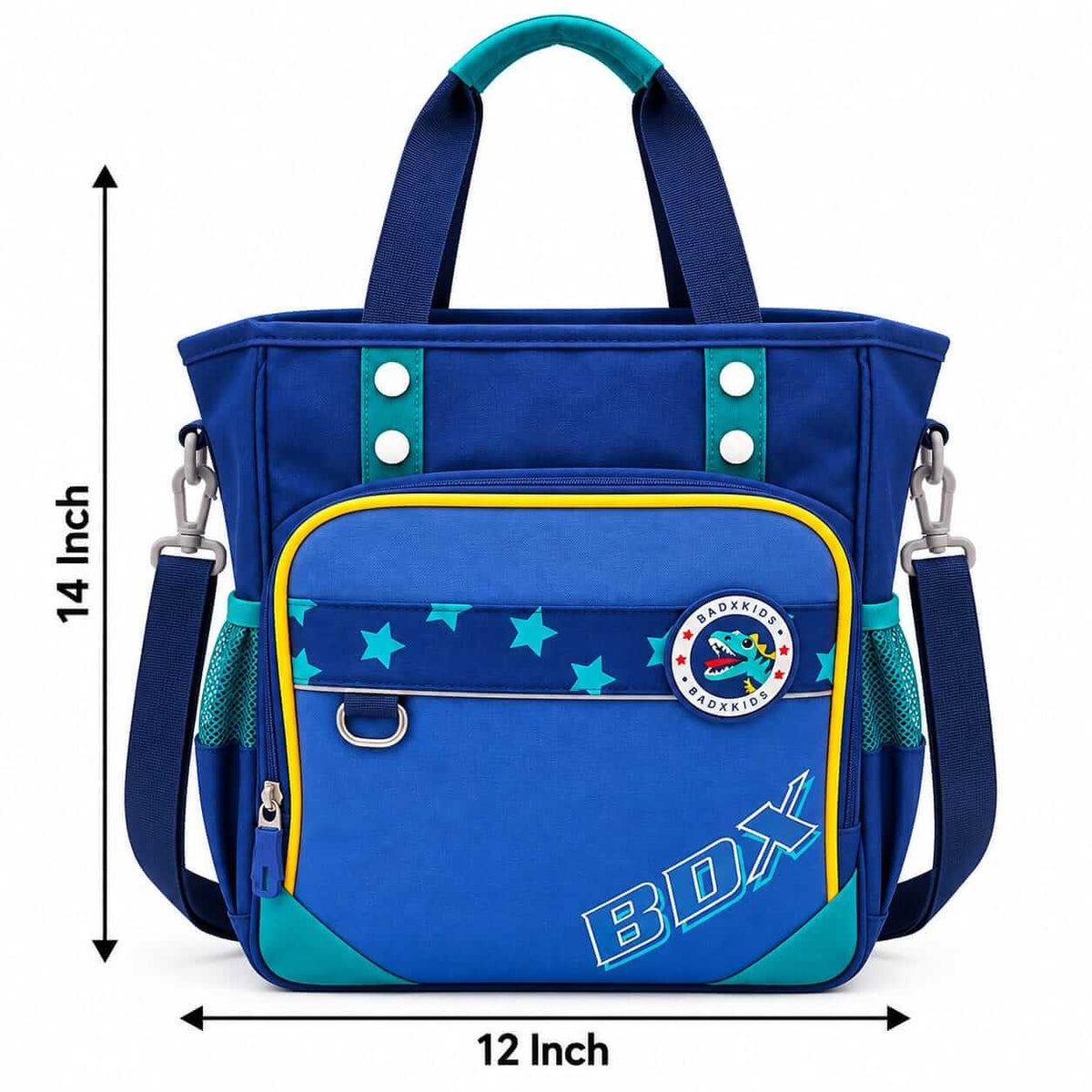 New 2-in-1 Kids Travel Bag & Backpack – Multi-Style –  Size 14 × 12 Inch .