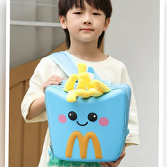 3D Hardshell Fries Bucket Shape Kids Bagpacks 🍟