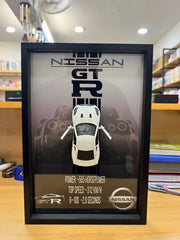 Premium 3D Mini Sports Car Display Wooden Frames For Room Decor & Car Lovers