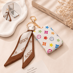 Luxury Pocket Double-Sided Mirror Keychain – Premium Compact Folding Mirror