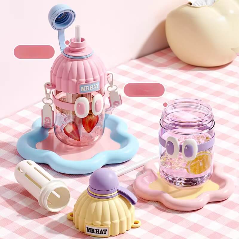Children's Small Water Bottles - BPA Free Plastic - 500 ml