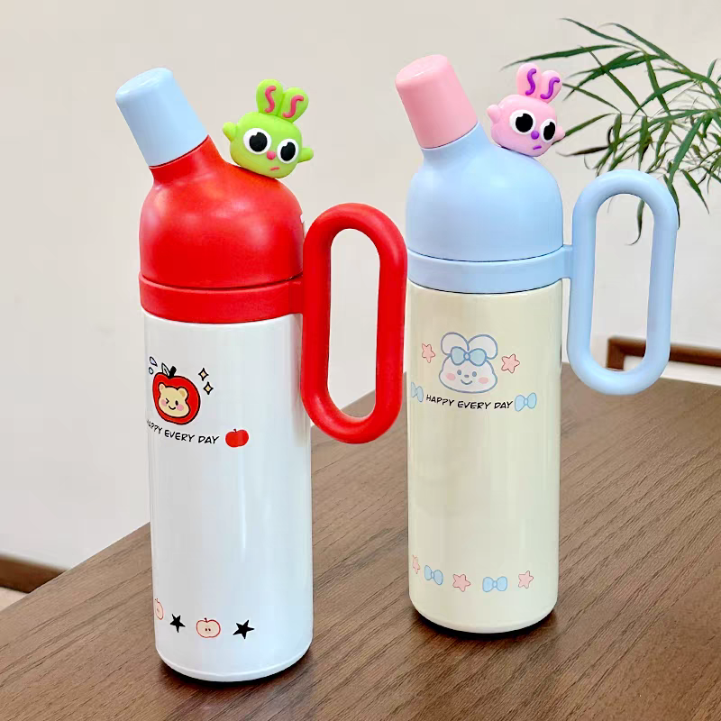 😻 TinyJoy™ Cute Stainless Steel Children's Tumblers Flask - 800 ml - Hot / Cold 🔥❄