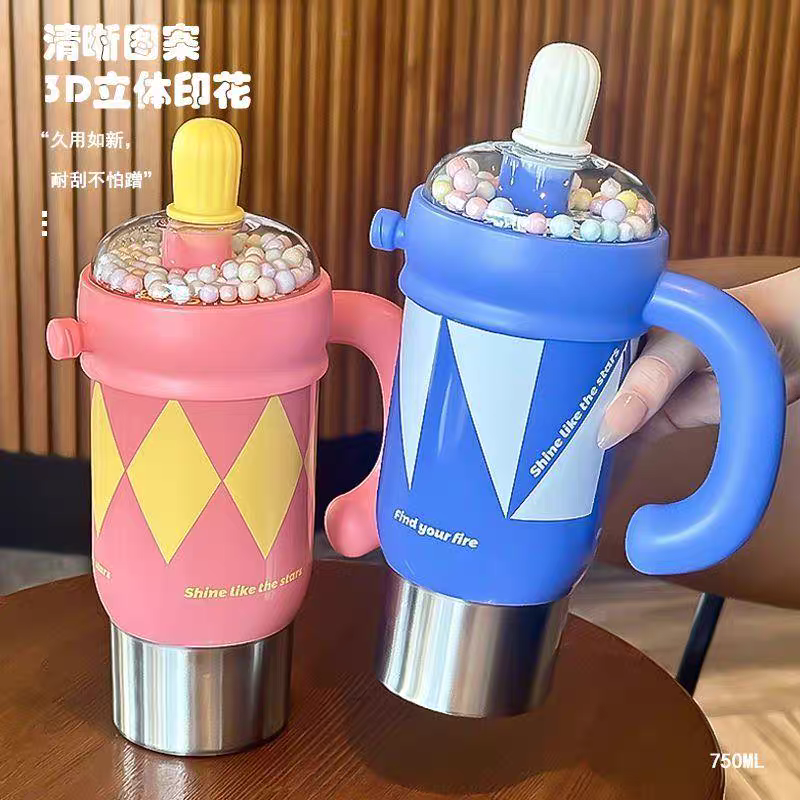 Fancy Stainless Steel Handle Tumblers | Sus 316 | 750 ml Capacity