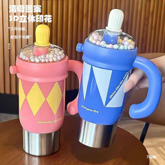 Fancy Stainless Steel Handle Tumblers | Sus 316 | 750 ml Capacity