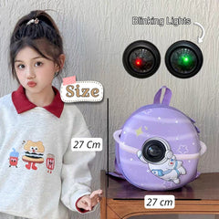 5D Hardshell Astraunaut Childrens Small Bagpack • Blinking Lights ✨ Size 27 × 27 Cm