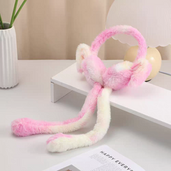 Plush Fur Ear Muffs with Sound