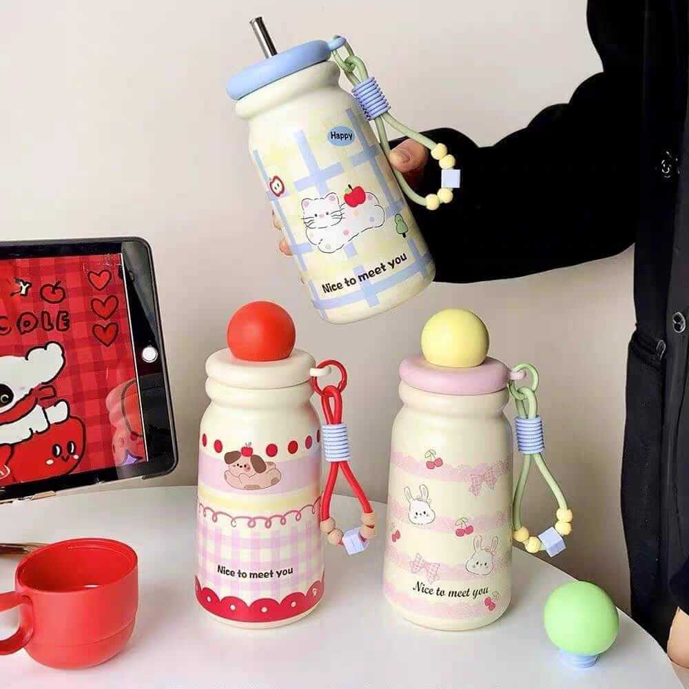 Cute Stainless Steel Kids Flask Bottles – SUS 316 – 500 ml - Hot & Cold !