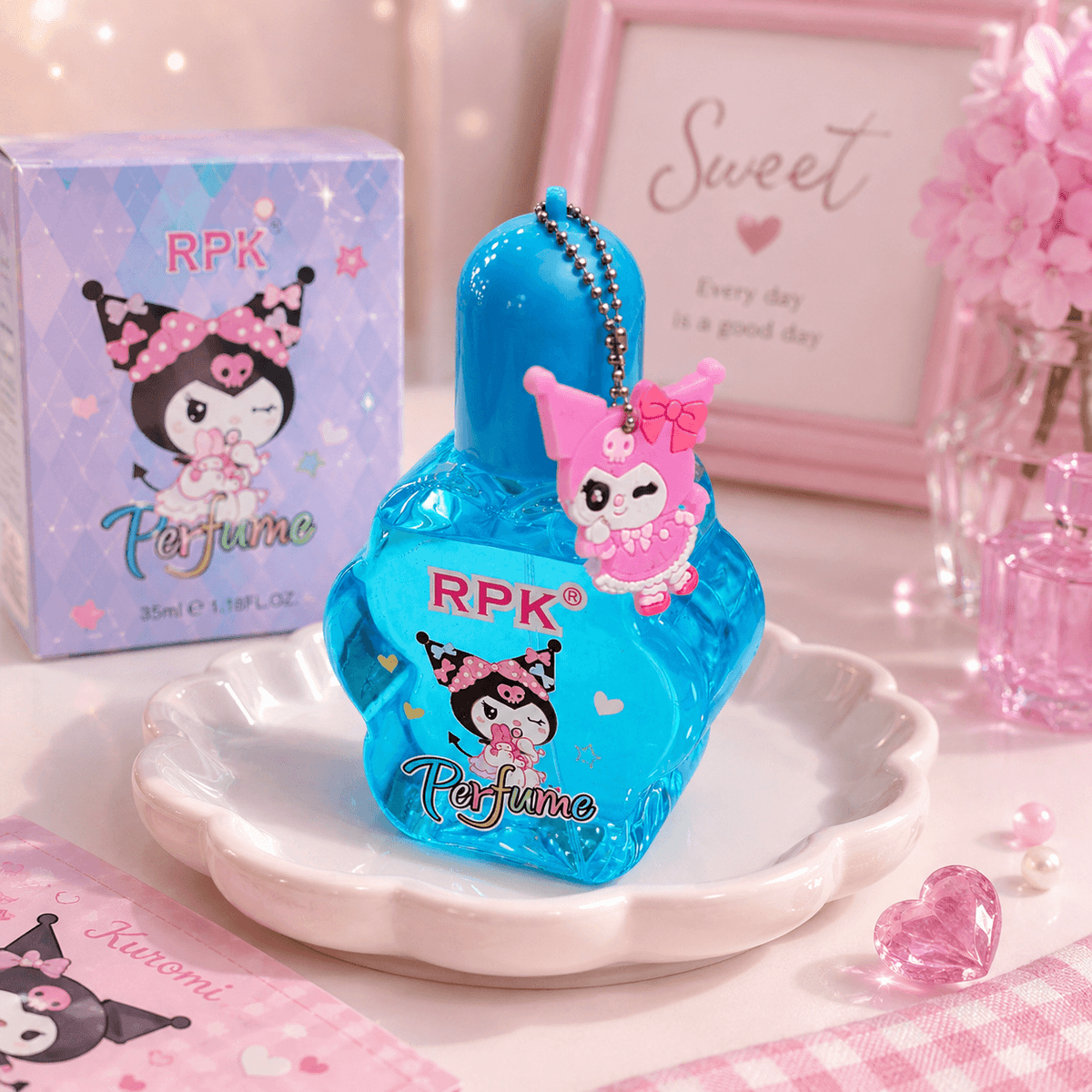 🌸 50 ml Kawai Girls Mini Size Perfumes 🍓 Fruity Sweet Fragrance