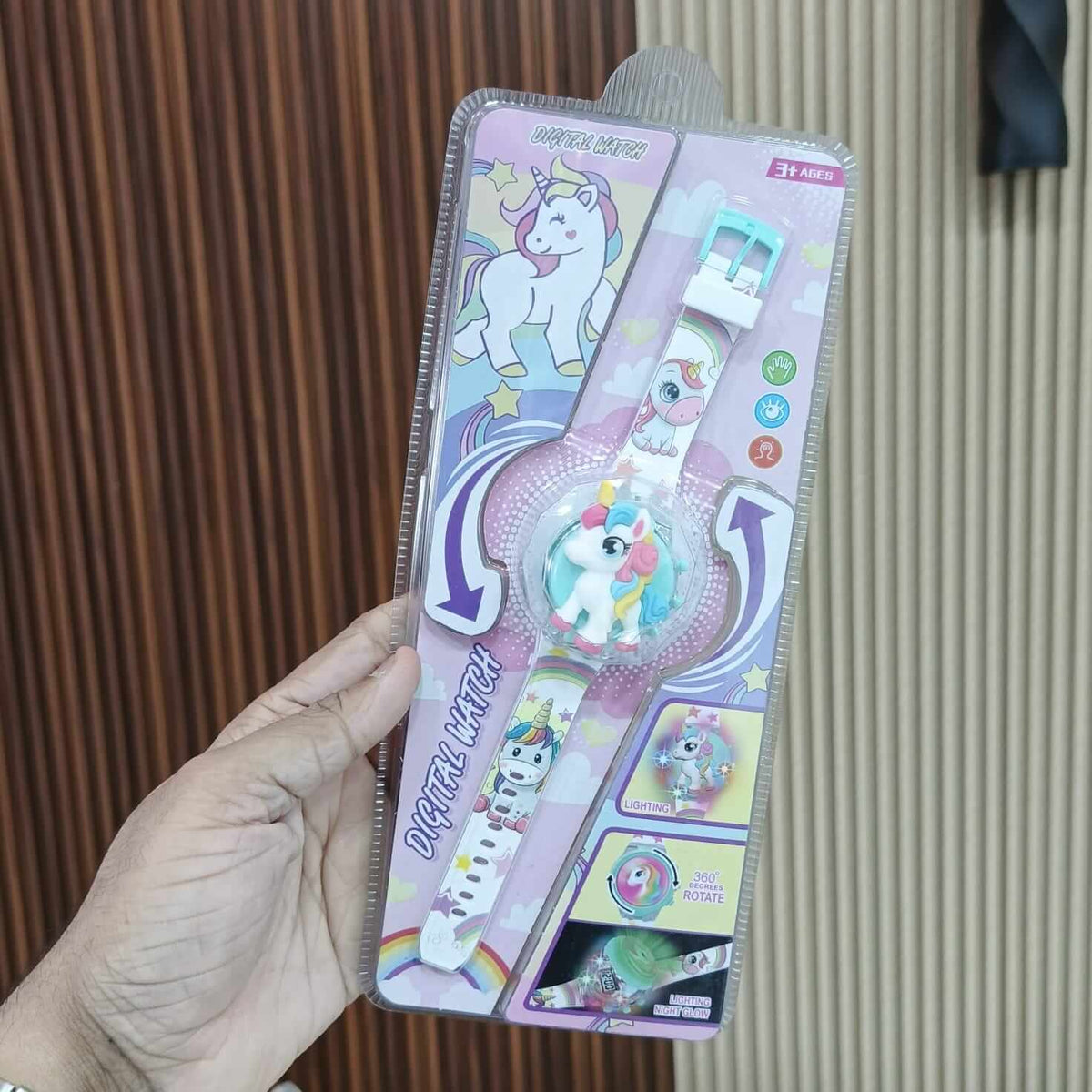 Cute Digital Wrist Watch for Kids – Music & Light