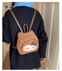 Hello Kitty Plush Cute Mini Size Girls Backpacks