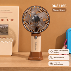 Turbo Speed Premium Rechargeable Hand Fans | 5 Speed Modes | 1200 Mah Fast Battery | Type C