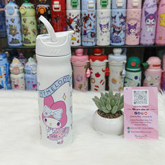 Kids Stainless Steel Water Bottle – 500ml | Cartoon Insulated School Flask