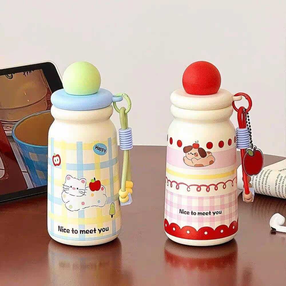 Cute Stainless Steel Kids Flask Bottles – SUS 316 – 500 ml - Hot & Cold !