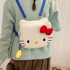 Premium 3D Original HELLO KITTY Leather Girls Backpacks - Size 10 × 8 inch