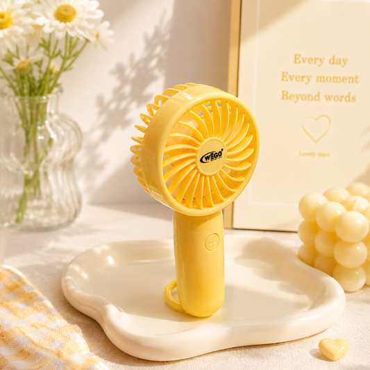 Mini Size Rechargeable Cooling Fans ✨ 3 Speed Modes ✨ 5 inch Size ✨ Type C Charging