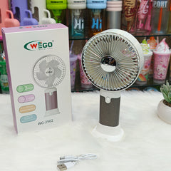 Premium 3 Speed Large Turbo Rechargeable Fans • 1200 mah Battery • Type C
