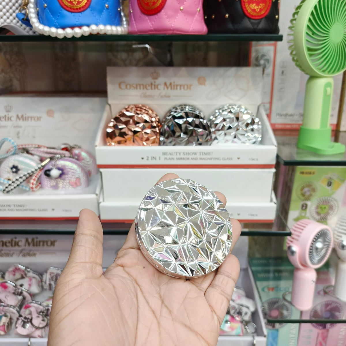 3D Vanity Pocket Mirrors ( Double Mirrors )