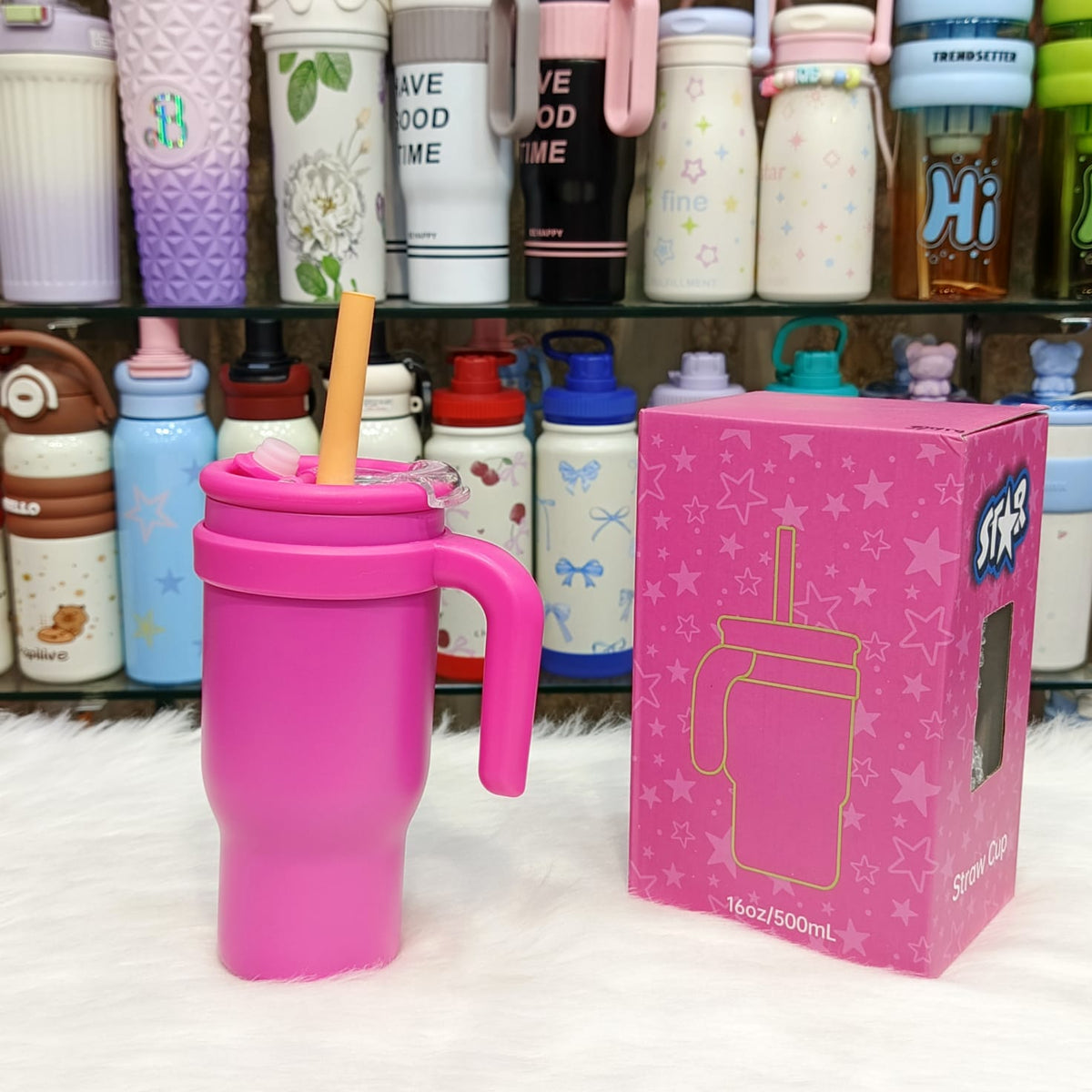 Stylish Small Size Stainless Steel Tumblers 🦋 Hot / Cold | 16 Oz / 500 ml