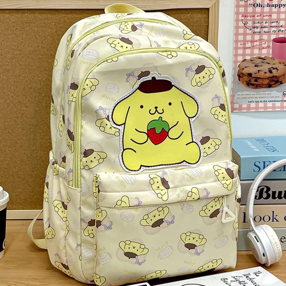 ( 17 × 12 Inch ) Sanrio Parachute Childrens Backpacks , 2 Zipp Pockets